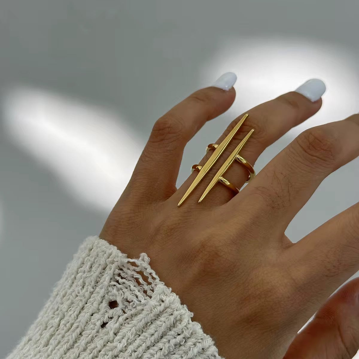 Vintage Hollow Open Ring