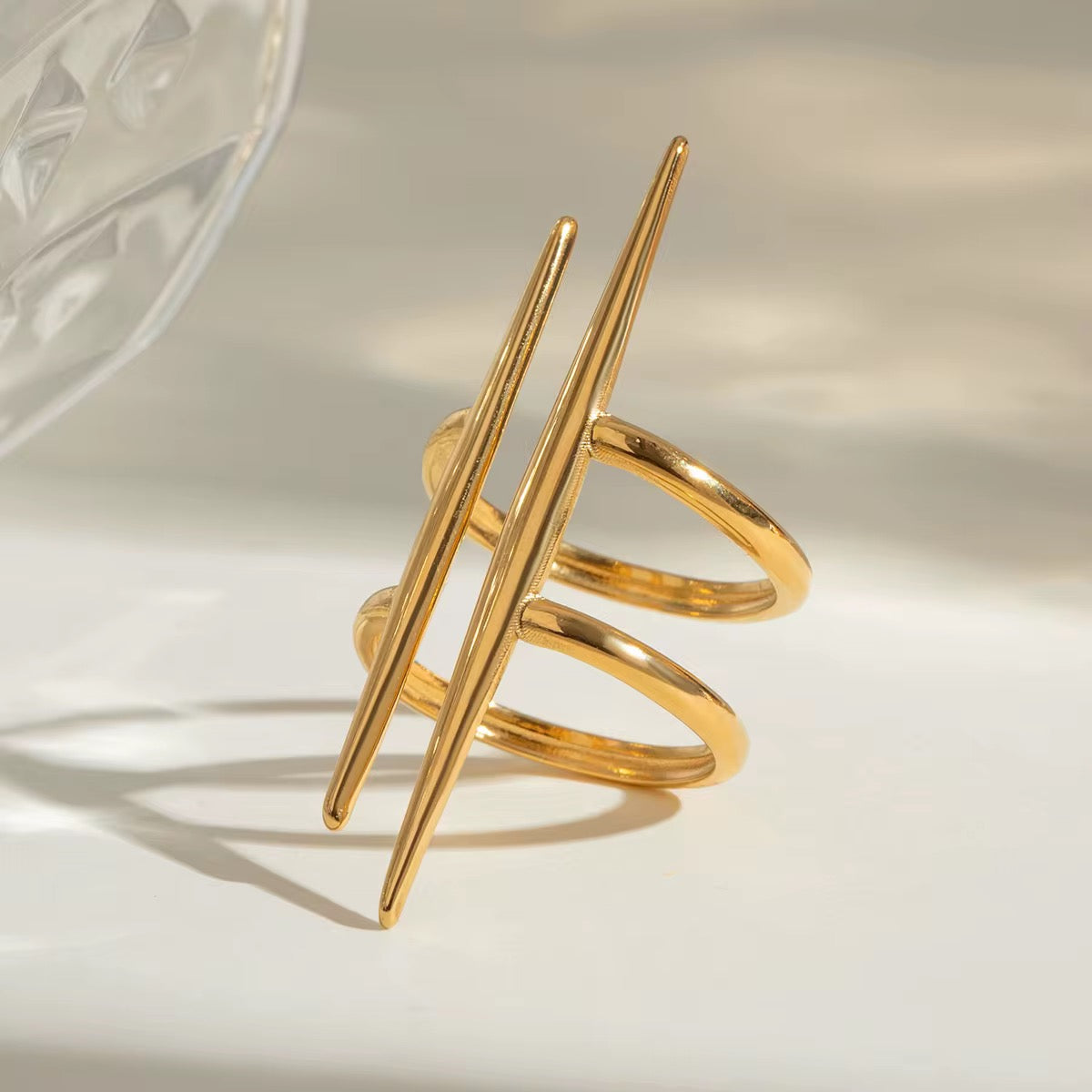 Vintage Hollow Open Ring