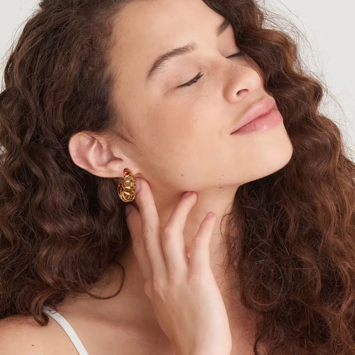 Vintage CC Hoop Earrings